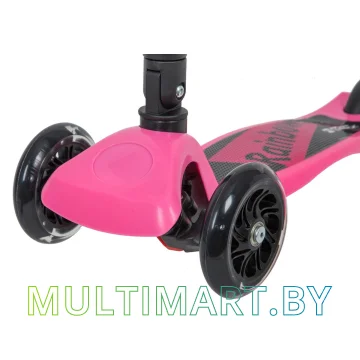 Самокат Novatrack RainBow Start Folding 120F.NRAINBOW.PN20 (розовый, 2020) картинка 4